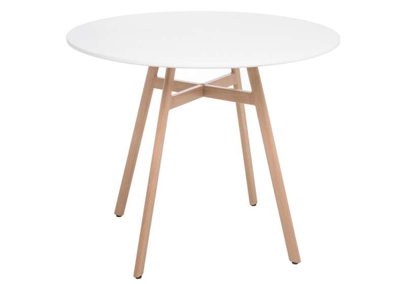 Круглый Skandi 80 белый (80x73). 