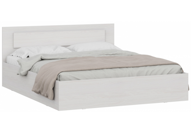 Кровать Taika 160х200 ясень анкор светлый (163,4x). 