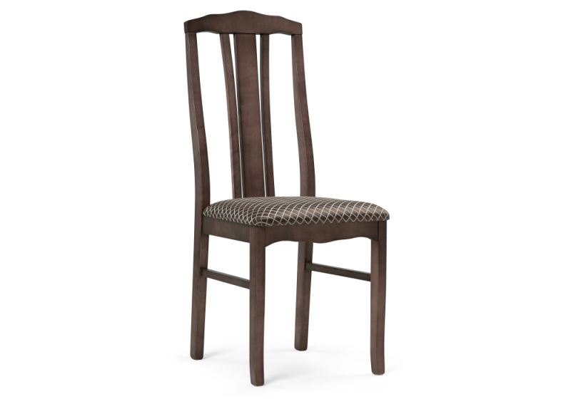 Стул деревянный Исаро орех / вивальди ромб 05 (41x50x99). 